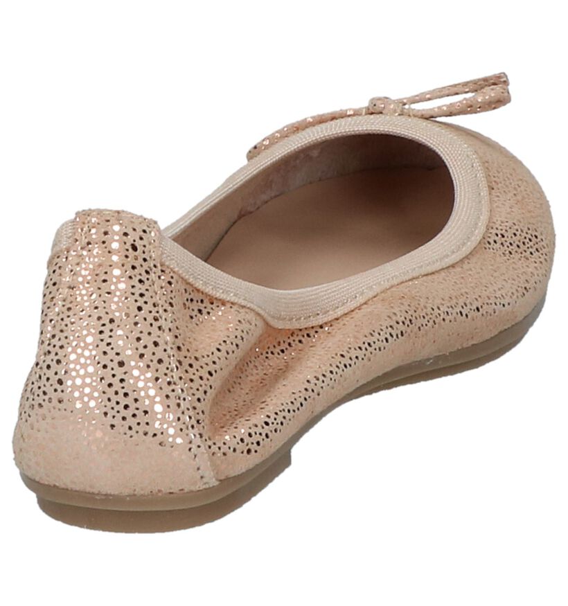 Marco Tozzi Ballerines en Rose saumon en cuir (214521)