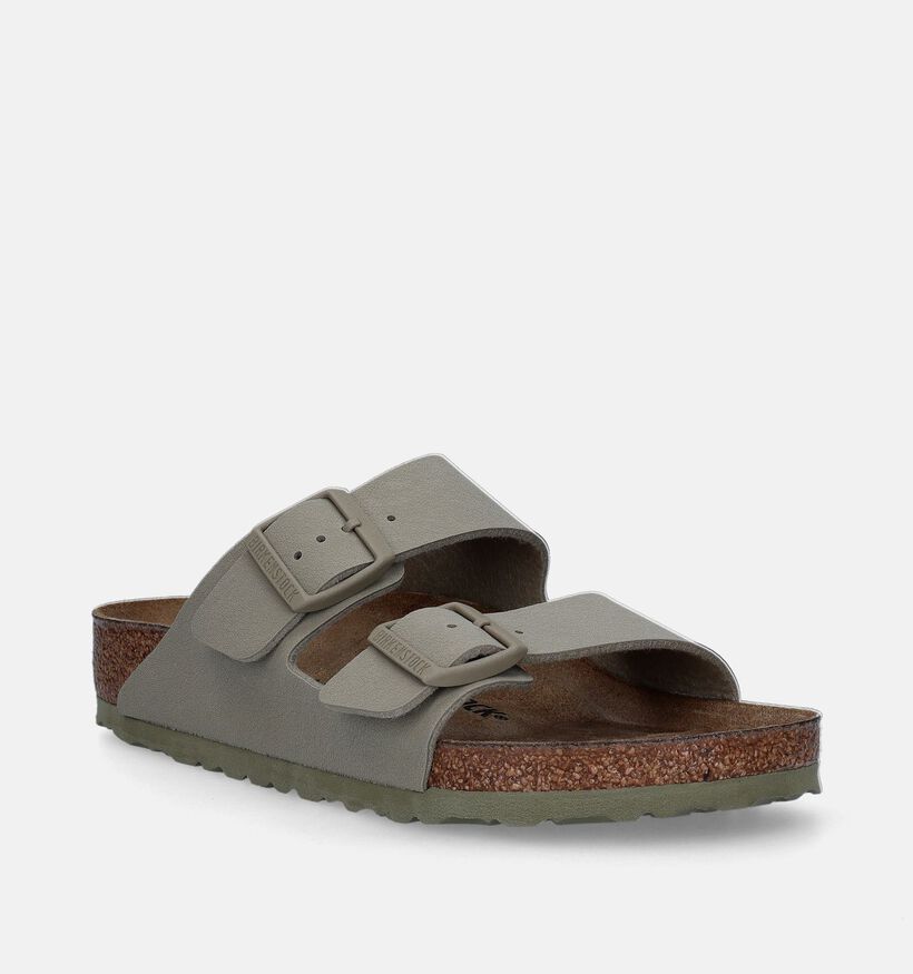 Birkenstock Arizona Kaki Slippers voor dames (338032)