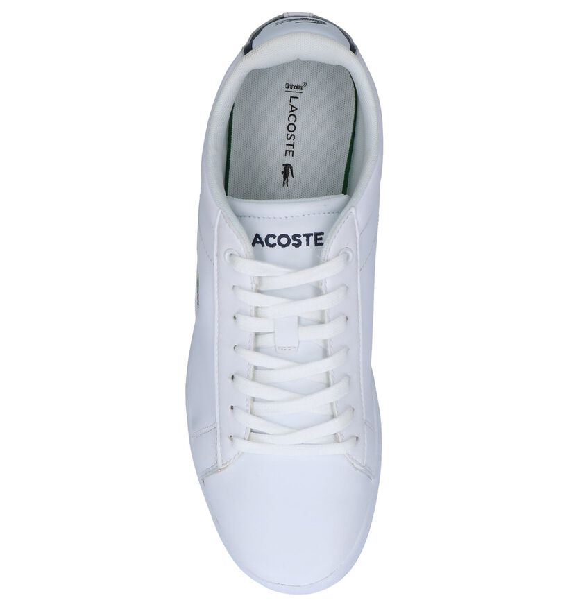Lacoste Carnaby Witte Sneakers in kunstleer (266917)