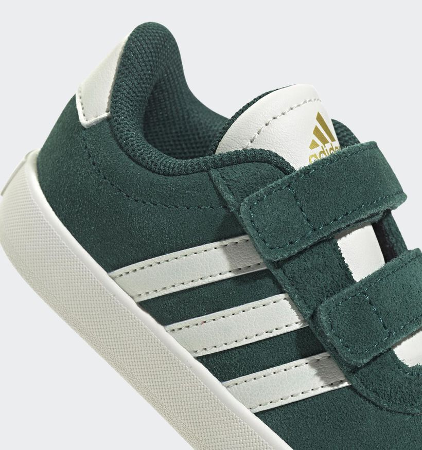 adidas VL Court 3.0 CF Baskets pour bébé en Vert pour filles, garçons (343226)