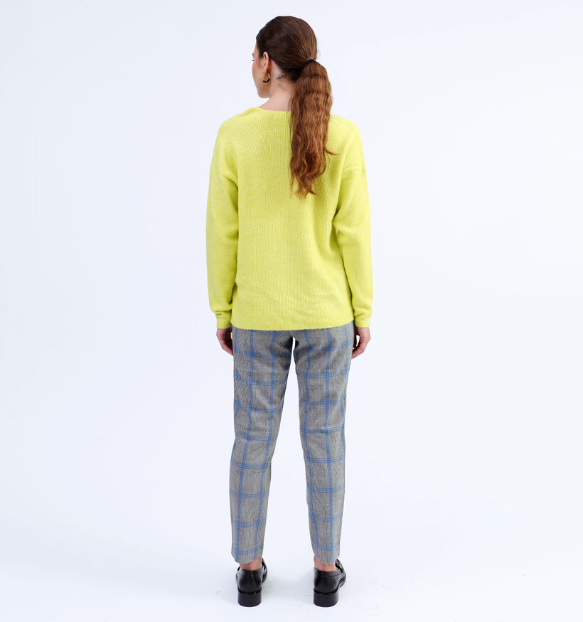 Vero Moda Crew Gele Trui met v-hals voor dames (328953)
