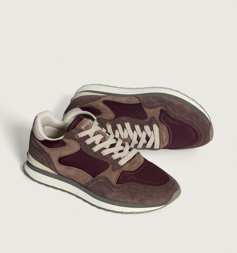 HOFF City Donkerbruine Sneakers voor heren (360144) - geschikt voor steunzolen