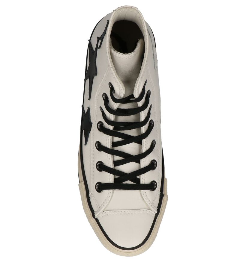 Witte Sneakers met Sterren Converse Chuck Taylor All Star High, , pdp