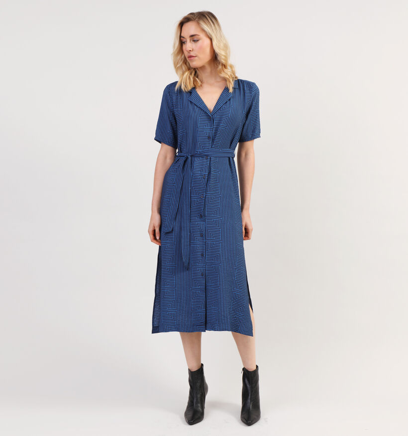 JDY Barbara Robe chemise en Bleu pour femmes (356630)