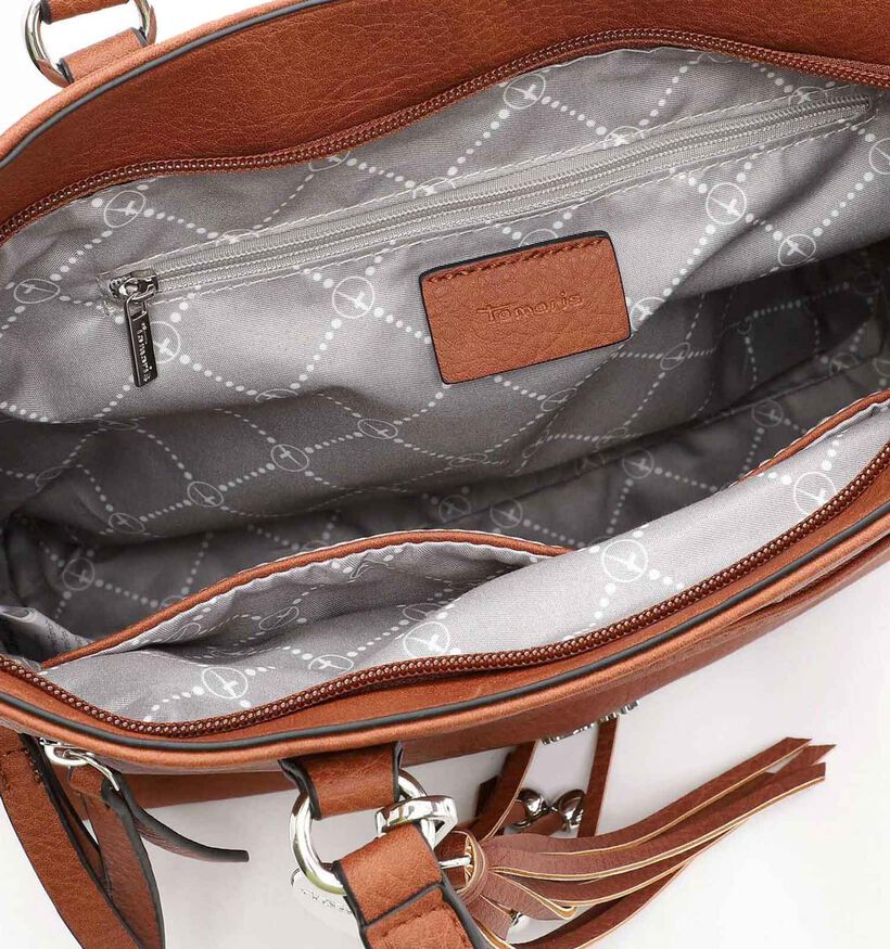 Tamaris Adele Cognac Shopper Met Rits voor dames (330443)