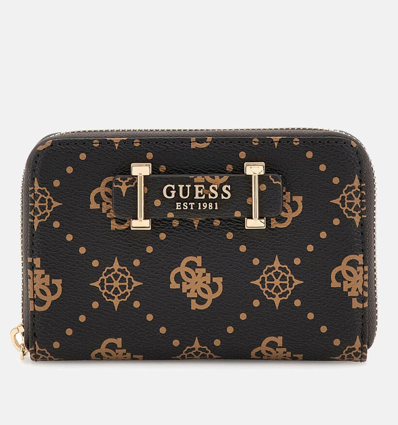 Guess Porte-monnaie zippé en Marron pour femmes (365247)