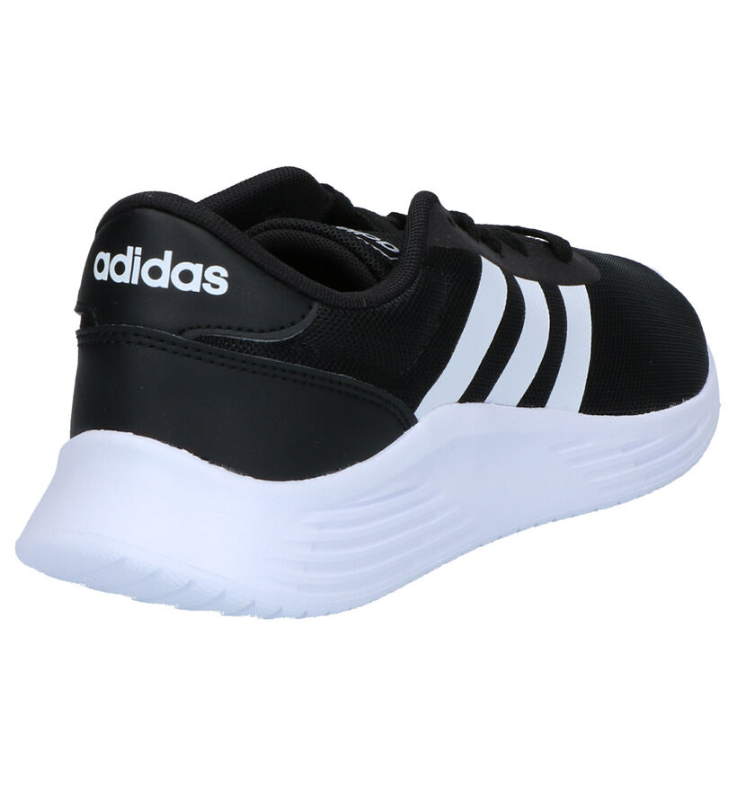 adidas Lite Racer Zwarte Sneakers in kunstleer (290844)