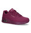 Skechers Uno Stand on Air Zwarte Sneakers in kunstleer (326235)