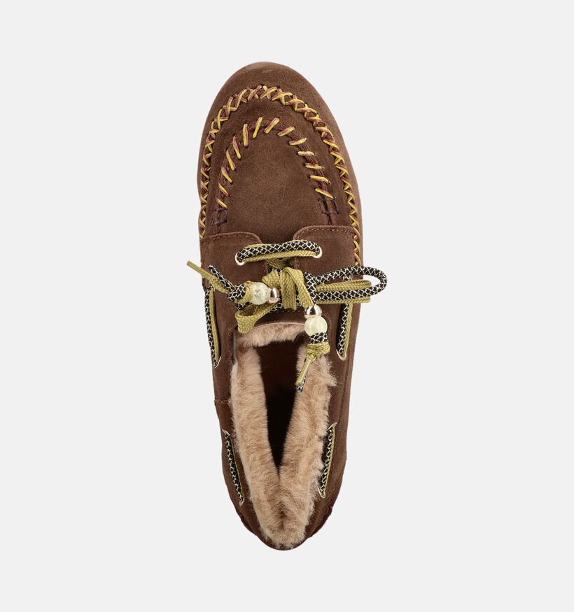Poelman Vita Chaussures bateau en Marron pour femmes (380661)