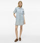 Vila Sol Robe chemise courte en Bleu pour femmes (357180)