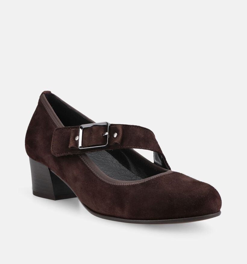 Gabor Comfortschoenen Bruin voor dames (380037) - geschikt voor steunzolen