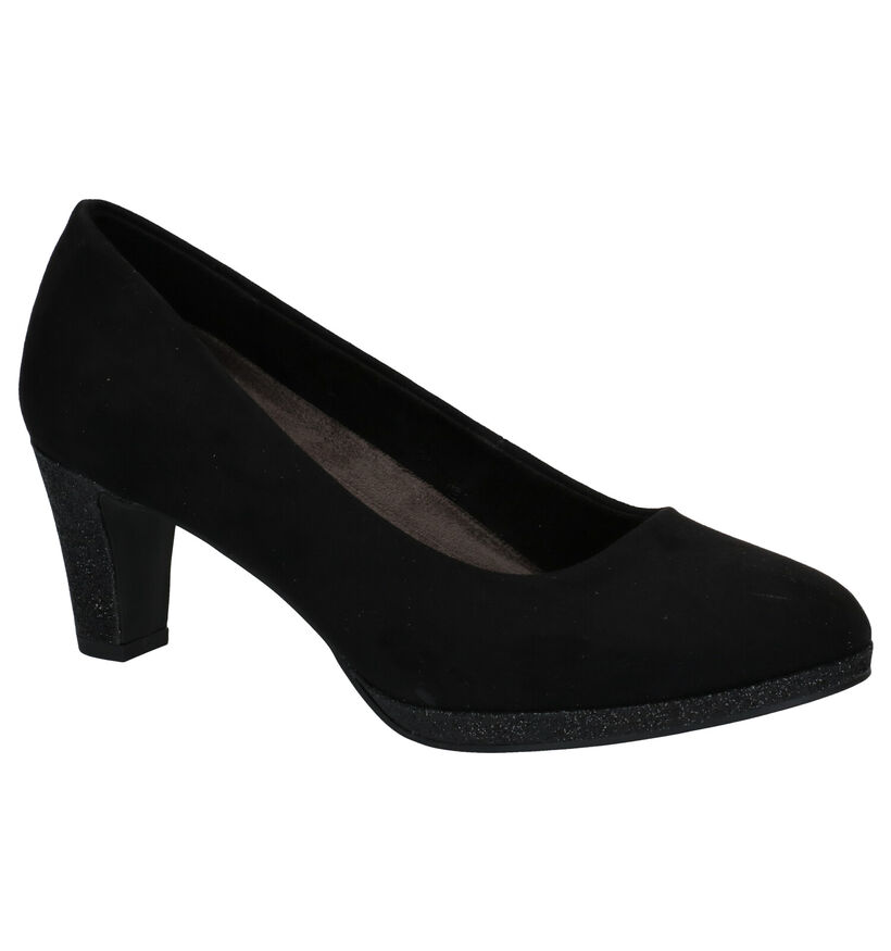 Marco Tozzi Zwarte Pumps in stof (280538)