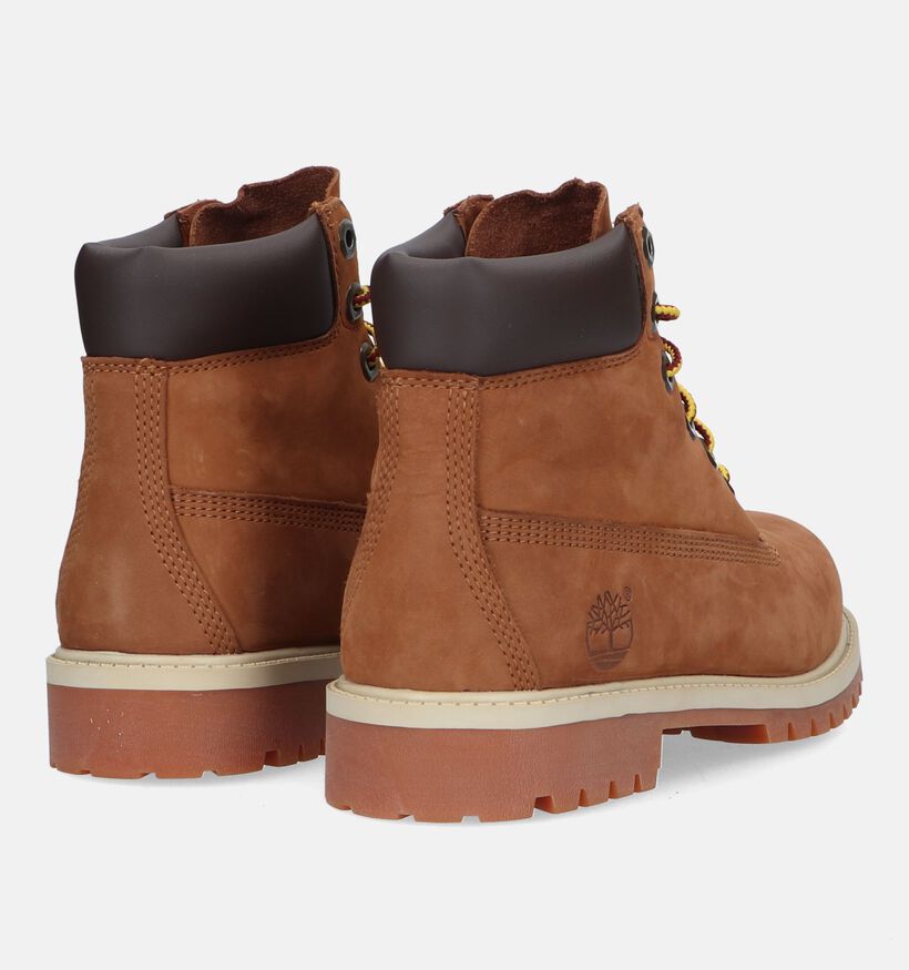 Timberland 6IN Premium WP Boot Cognac Bottines voor jongens, meisjes (329097) - geschikt voor steunzolen