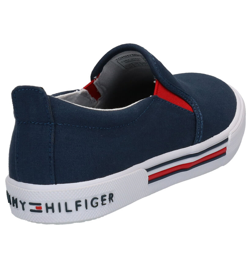 Tommy Hilfiger Mocassins en Bleu foncé en textile (285660)