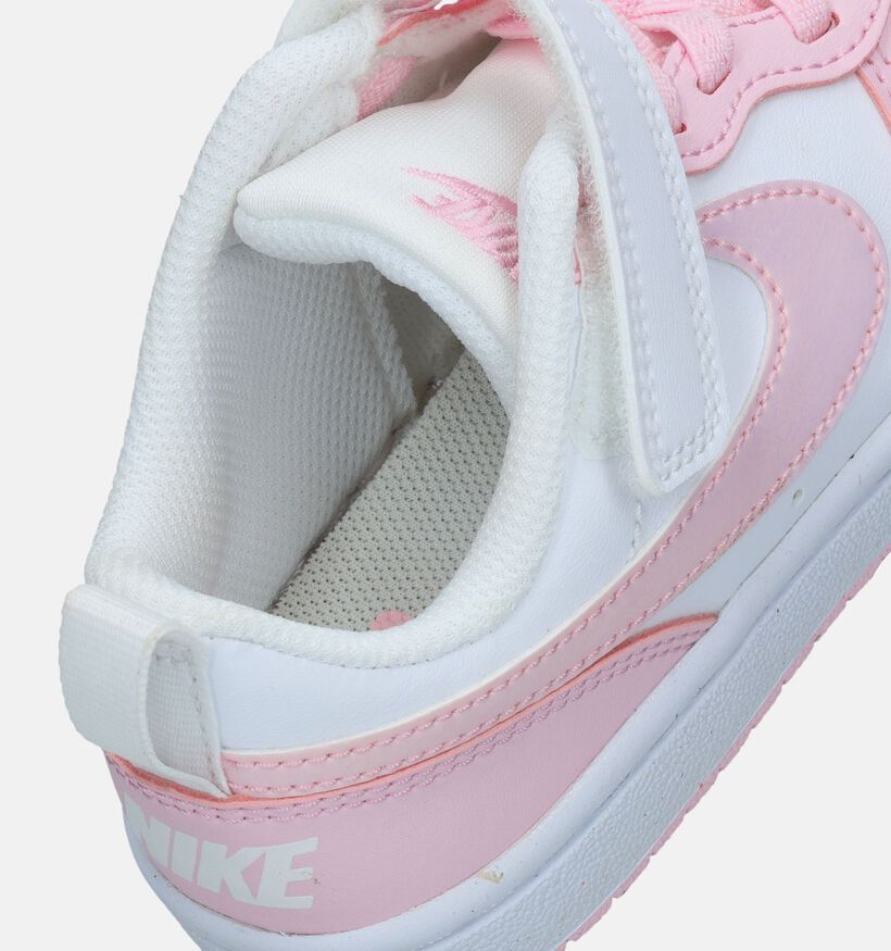 Nike Court Borough Blauwe Sneakers voor jongens, meisjes (357363) - geschikt voor steunzolen