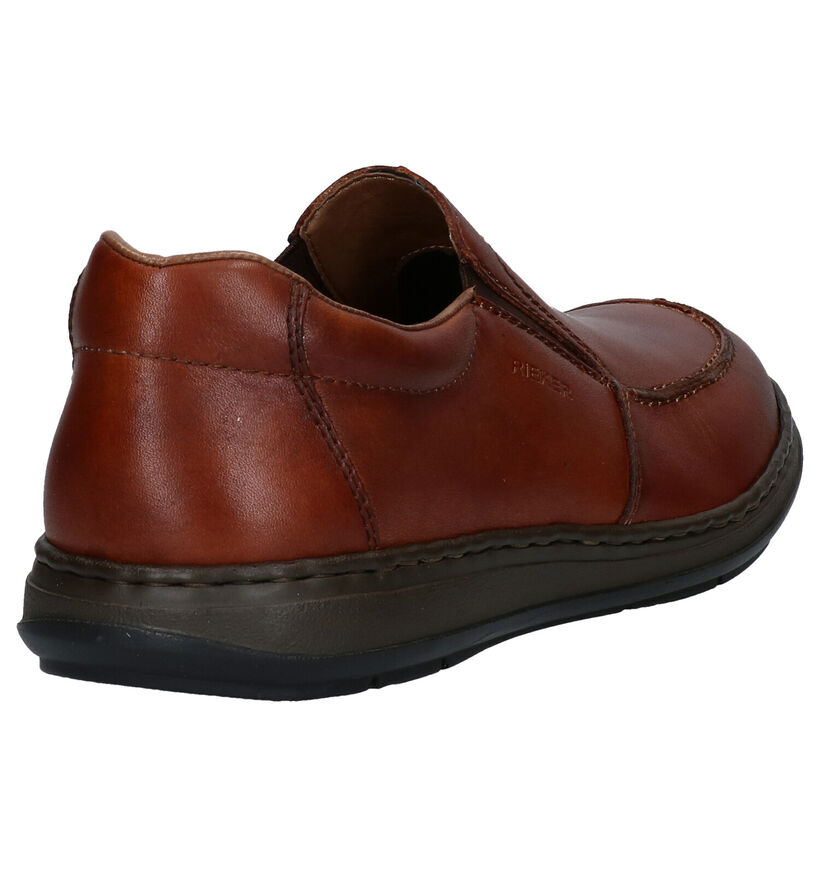 Rieker Chaussures sans lacets en Cognac en cuir (298467)