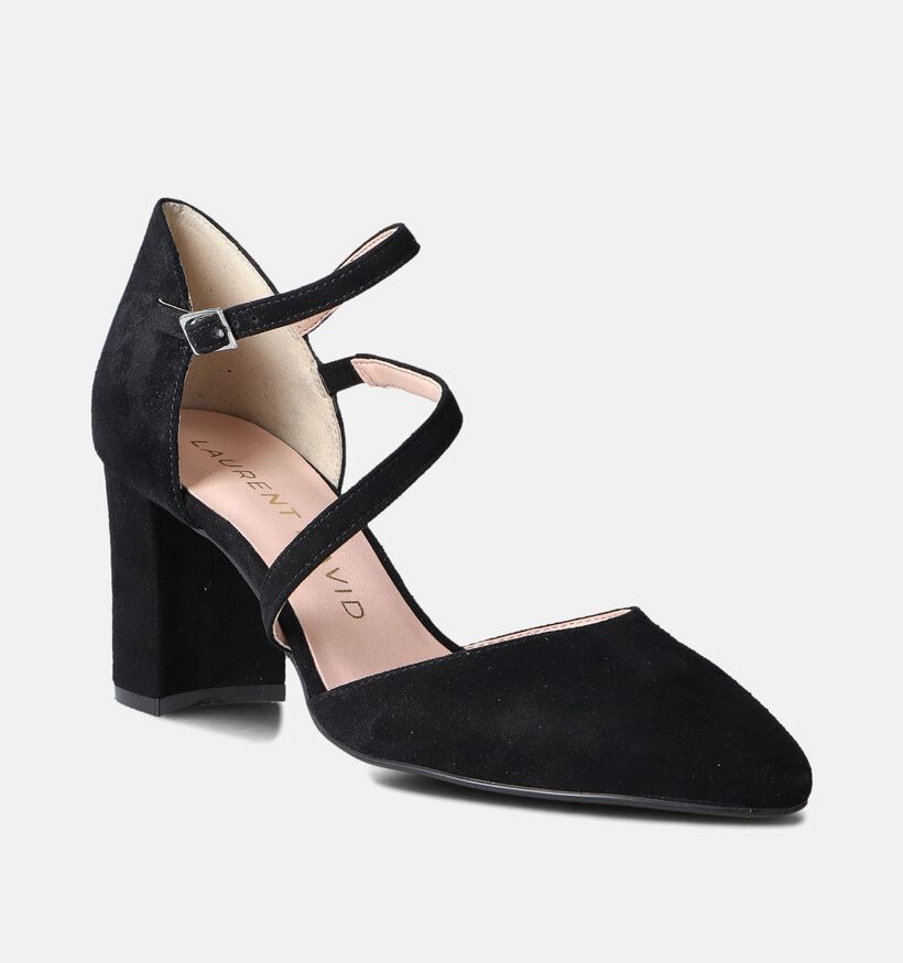 Laurent David Zwarte Pumps met Bandje voor dames (357775)