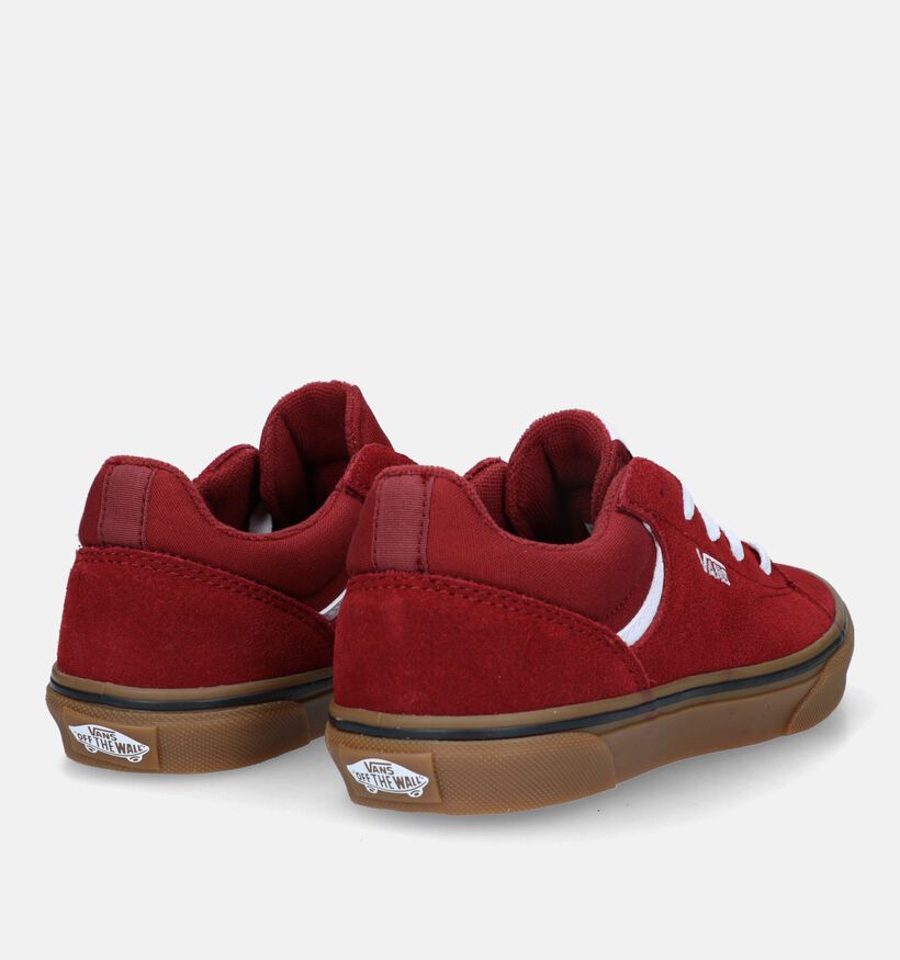 Vans Seldan Baskets de skate en Rouge pour garçons (327932)