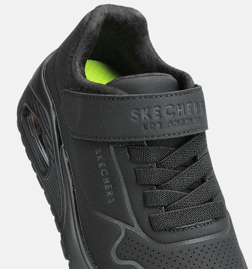 Skechers Uno Air Blitz Baskets en Noir pour filles, gar&ccedil;ons (375670)