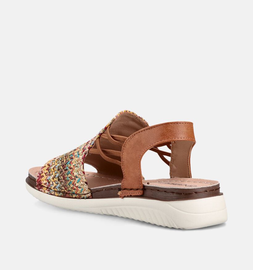 Soft Comfort Sandales en Marron/Multi pour femmes (373644)