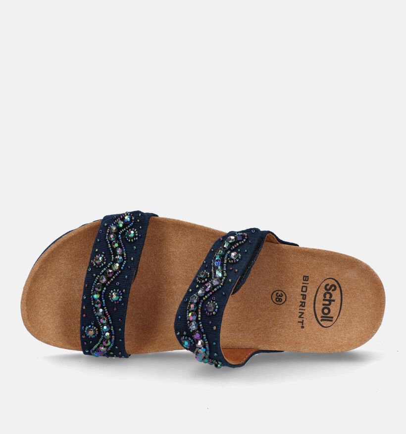 Scholl Zafirah 2.0 Nu-pieds en Bleu pour femmes (336725)