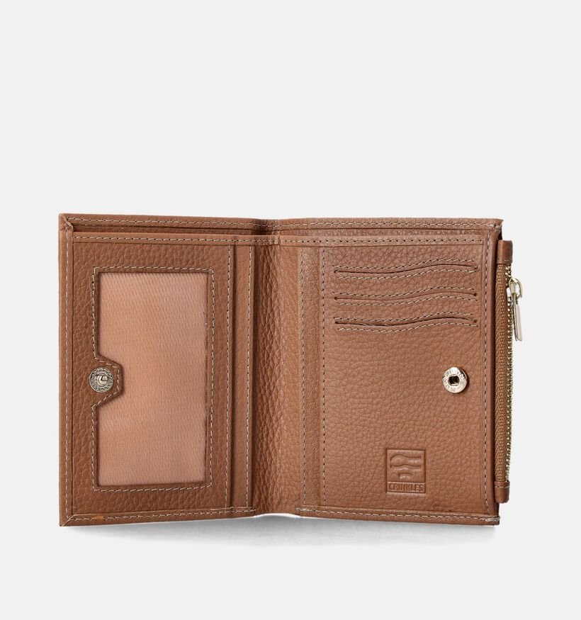 Crinkles Portefeuille en Cognac pour femmes (358118)