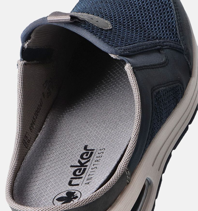 Rieker Nu-pieds casual en Bleu foncé pour hommes (354803) - pour semelles orthopédiques