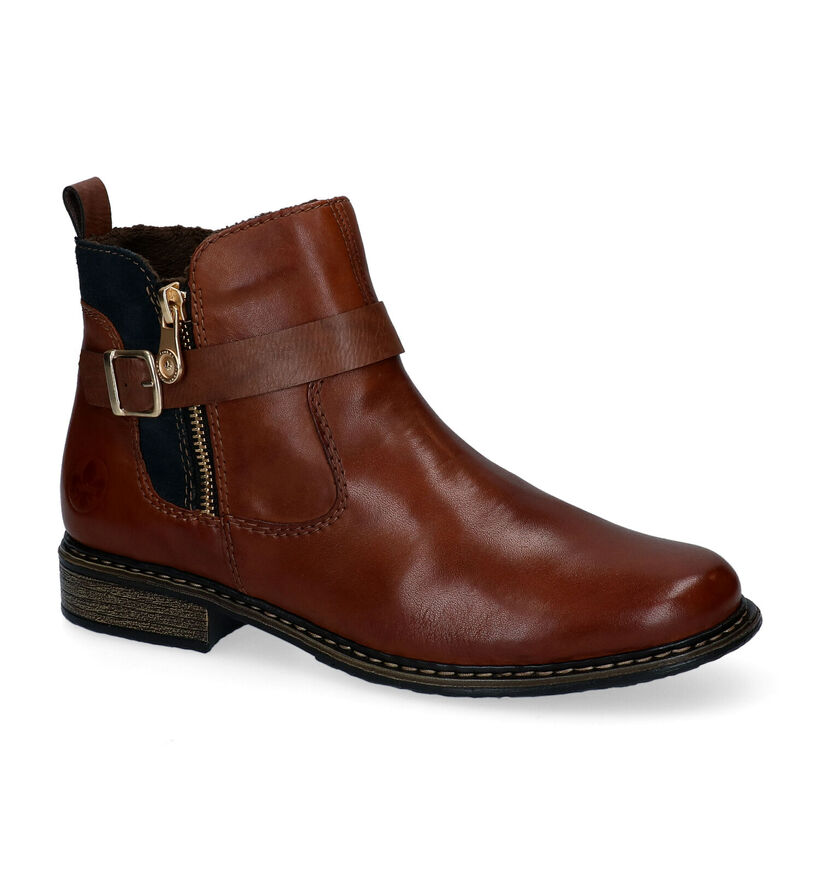Rieker Bottines basses en Cognac pour femmes (328431)