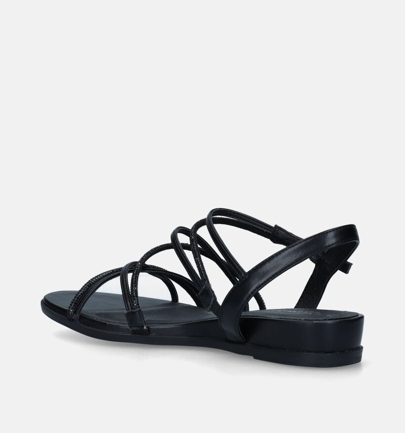 Tamaris Zwarte Sandalen Met Sleehak voor dames (338250)