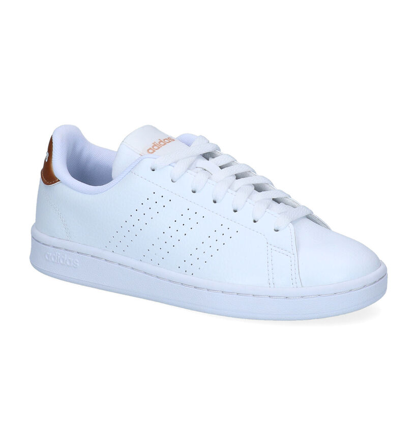 adidas Advantage Baskets en Blanc pour femmes (324526) - pour semelles orthopédiques