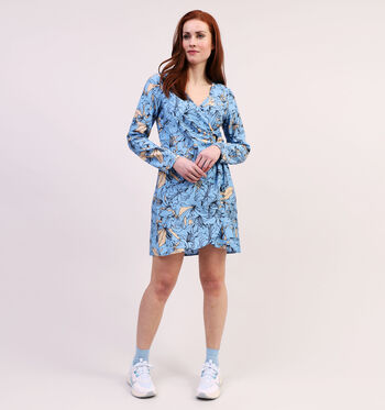 Robe courte bleu