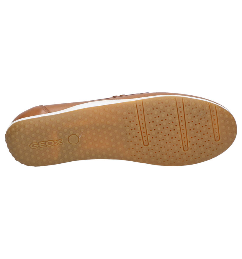 Geox Vega Moc Ecru Mocassins voor dames (303577)