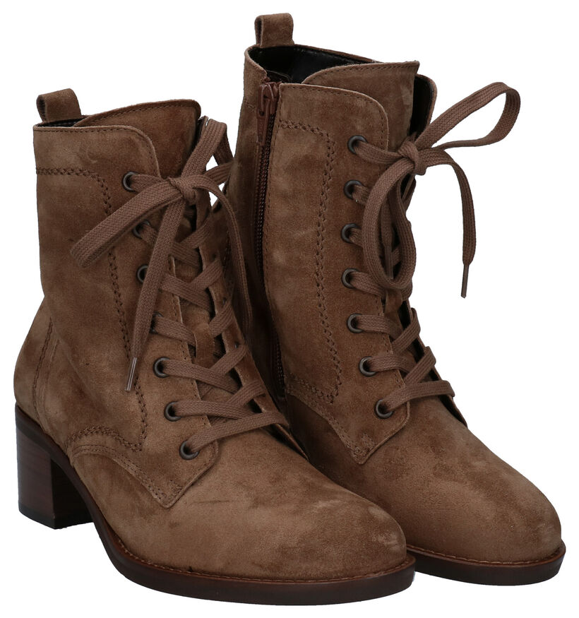 Gabor Best Fitting Bottines en Cognac en nubuck (282382)