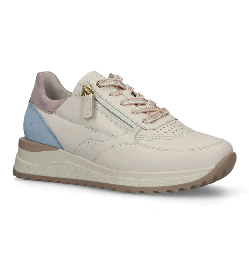 Gabor OptiFit Beige Veterschoenen voor dames (319975) - geschikt voor steunzolen