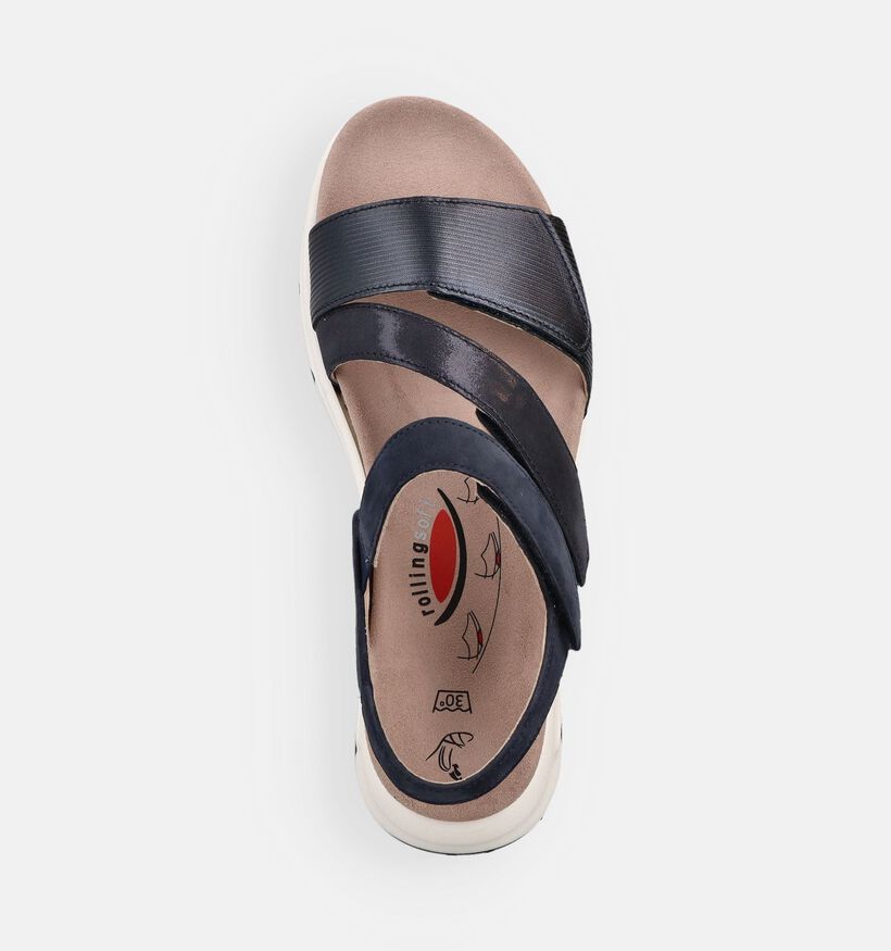 Gabor Rollingsoft Donkerblauwe Sandalen voor Steunzolen voor dames (371108) - geschikt voor steunzolen