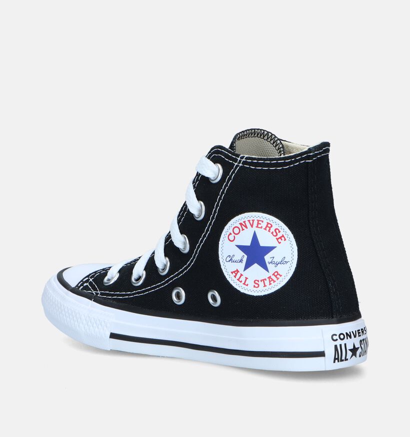 Converse Chuck Taylor All Star Baskets en Noir pour filles, garçons (335726)