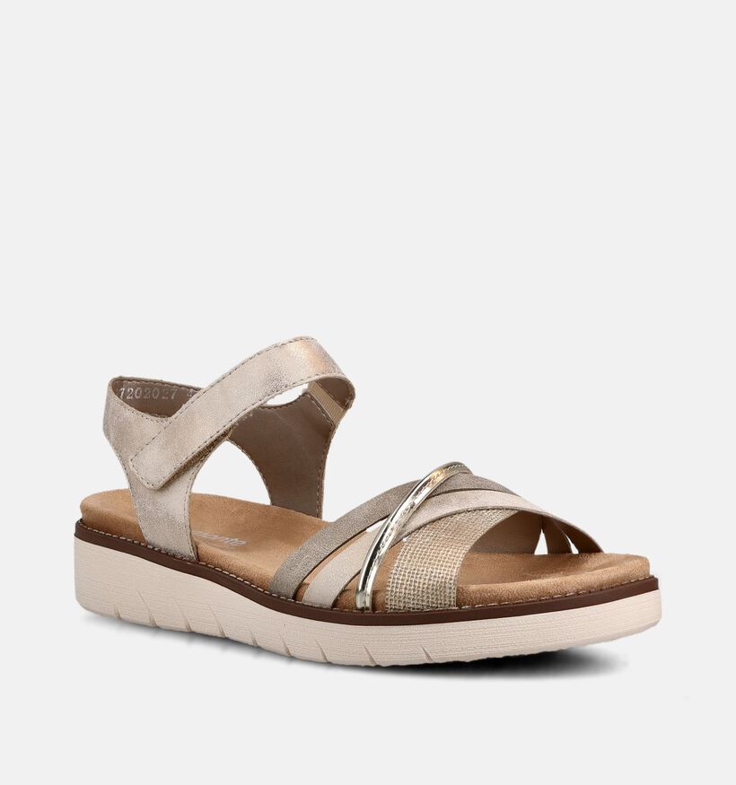 Remonte Gouden Sandalen voor Steunzolen voor dames (370476) - geschikt voor steunzolen