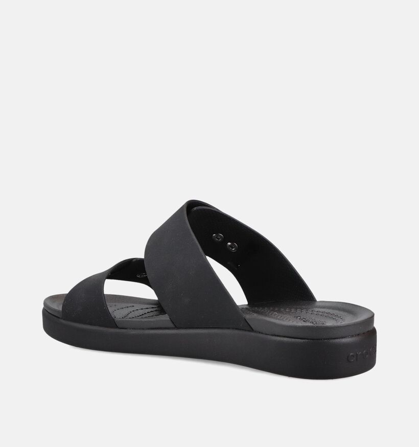 Crocs Brooklyn Buckle Low Claquettes en Noir pour femmes (369974)