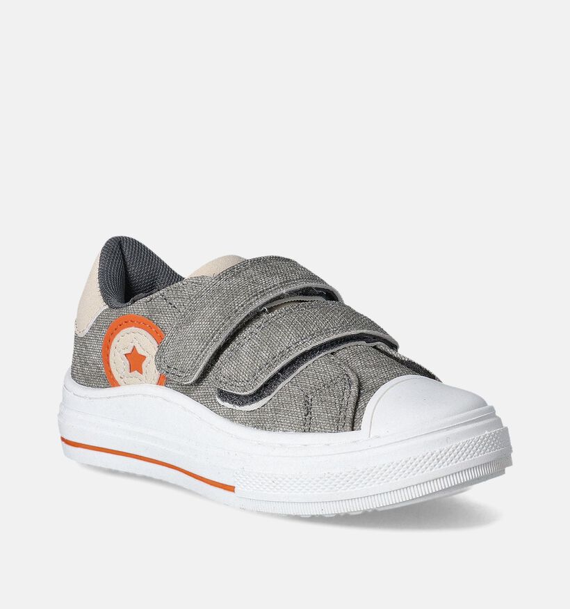 Milo & Mila Velcroschoenen Grijs voor jongens (354454)