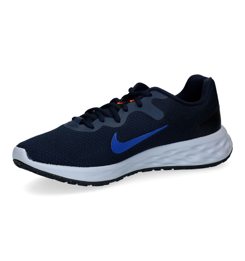 Nike Revolution 6 Blauwe Sneakers in stof (299363)