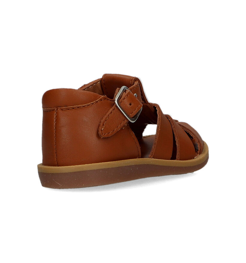 Pom d'Api Poppy Daddy Sandales en Cognac pour garçons (322949)
