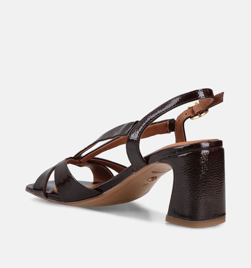 Tamaris Bruine Sandalen met hak voor dames (373615)