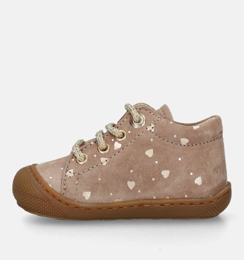 Naturino Cocoon Taupe Babyschoenen voor meisjes (331557) - geschikt voor steunzolen
