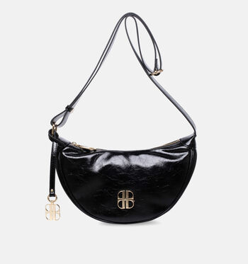 Laurent David Crossbody tassen Zwart/Bordeaux
