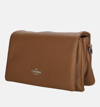Charm London Crossbody tassen Beige/Cognac/Blauw