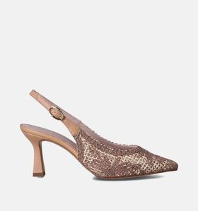 Pedro Miralles Bruine Slingback Pumps voor dames (357627)