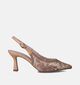 Pedro Miralles Bruine Slingback Pumps voor dames (357627)