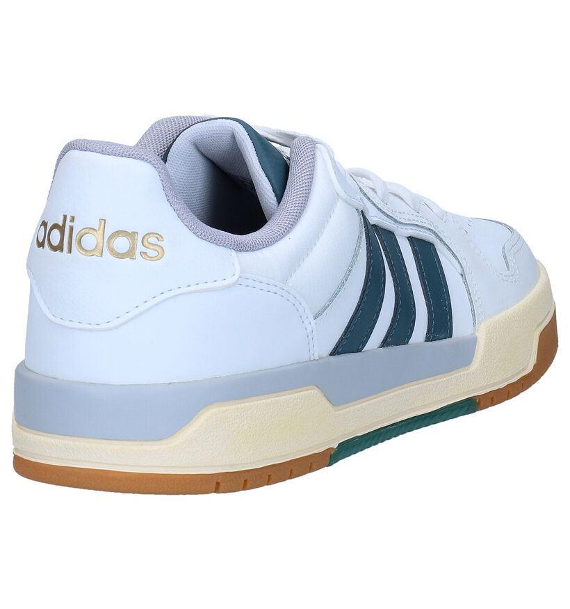 adidas Entrap Baskets en Blanc en cuir (276466)