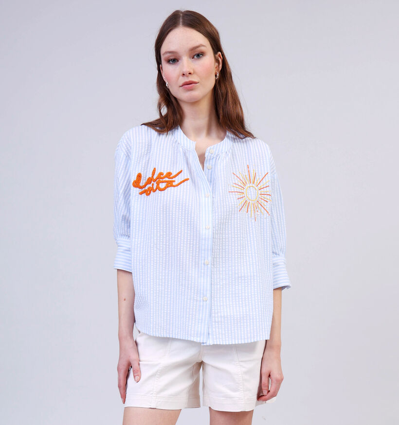 Orfeo Simone Blauwe Blouse voor dames (359279)