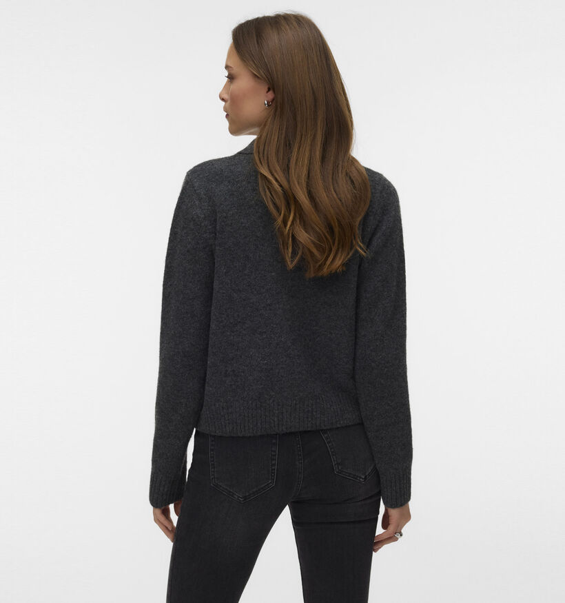 Vero Moda Cavallo Horses Gilet Polo en Gris fonc&eacute; pour femmes (379668)